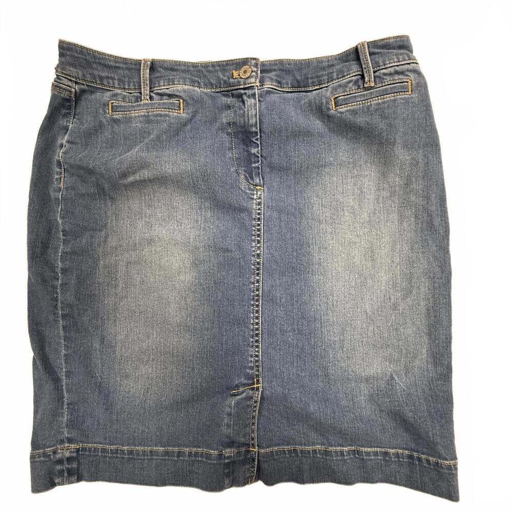 Talbots Petites‎ pencil Denim Skirt - Size 14P